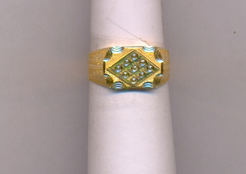 GOLD RING GENTS PLAIN GENERAL