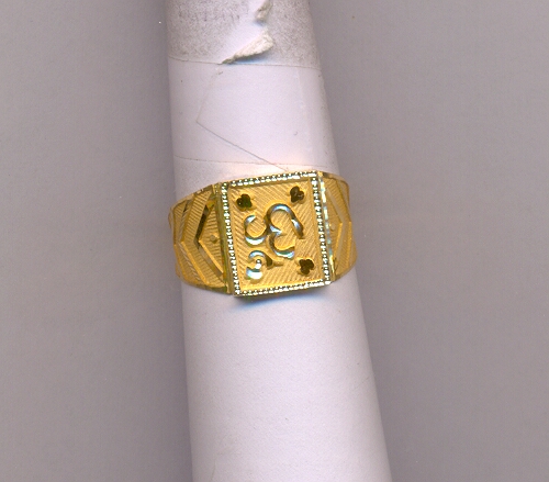 GOLD RING GENTS PLAIN GENERAL