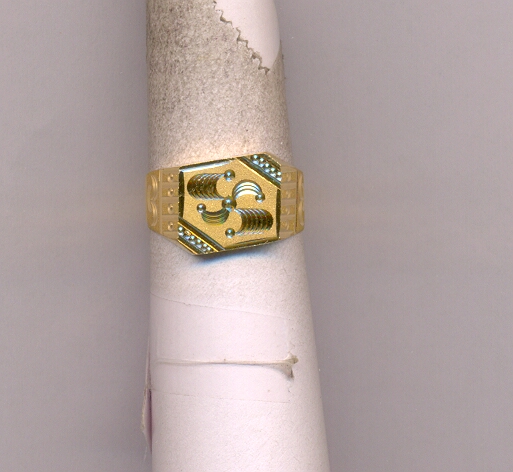 GOLD RING GENTS PLAIN GENERAL