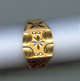 GOLD RING GENTS PLAIN GENERAL