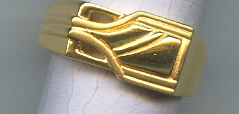 GOLD RING GENTS PLAIN GENERAL