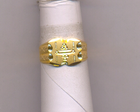GOLD RING GENTS PLAIN GENERAL