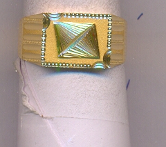 GOLD RING GENTS PLAIN GENERAL