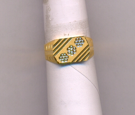 GOLD RING GENTS PLAIN GENERAL