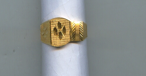 GOLD RING GENTS PLAIN GENERAL
