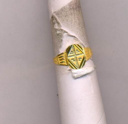 GOLD RING GENTS PLAIN GENERAL