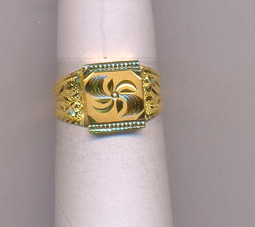 GOLD RING GENTS PLAIN GENERAL