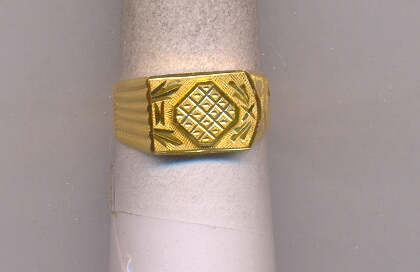 GOLD RING GENTS PLAIN GENERAL