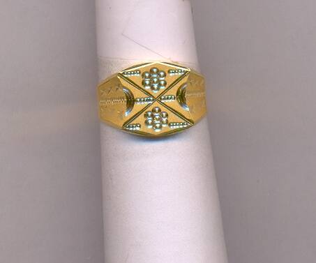 GOLD RING GENTS PLAIN GENERAL