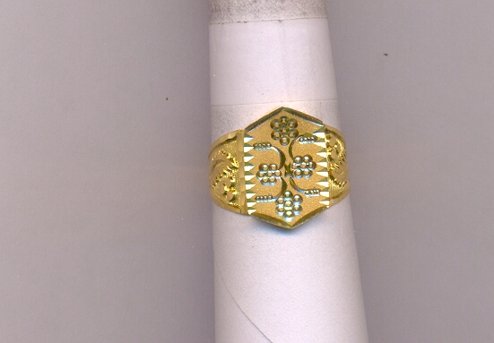 GOLD RING GENTS PLAIN GENERAL