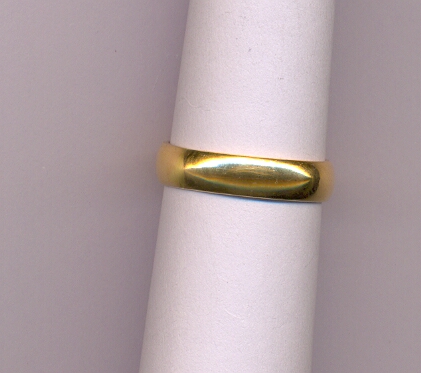 GOLD RING GENTS PLAIN GENERAL