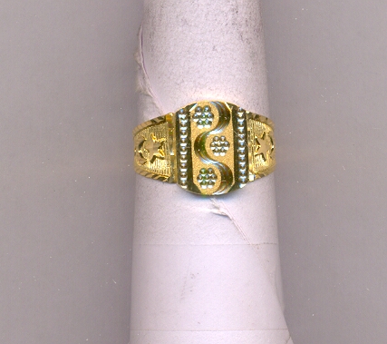 GOLD RING GENTS PLAIN GENERAL