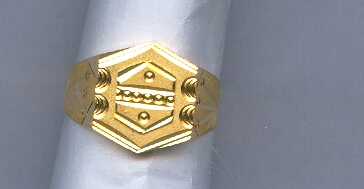 GOLD RING GENTS PLAIN GENERAL
