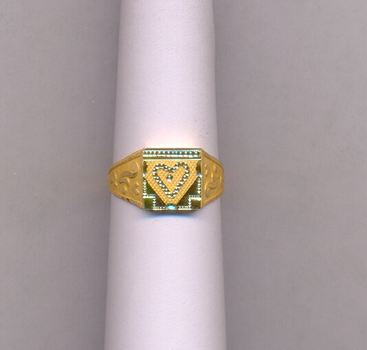 GOLD RING GENTS PLAIN GENERAL