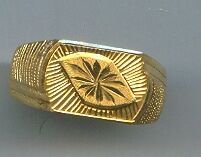 GOLD RING GENTS PLAIN GENERAL