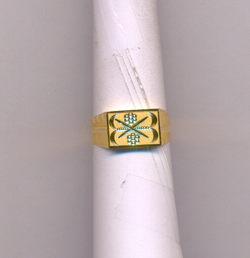GOLD RING GENTS PLAIN GENERAL