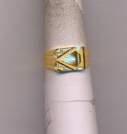 GOLD RING GENTS PLAIN GENERAL