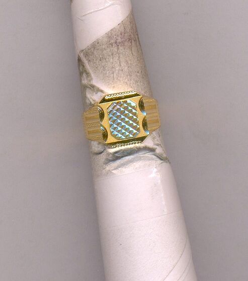 GOLD RING GENTS PLAIN GENERAL