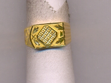 GOLD RING GENTS PLAIN GENERAL