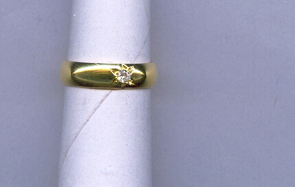 GOLD RING GENTS PLAIN GENERAL