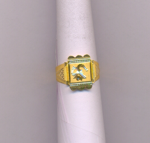 GOLD RING GENTS PLAIN GENERAL