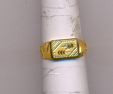 GOLD RING GENTS PLAIN GENERAL