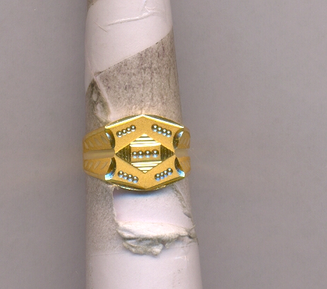 GOLD RING GENTS PLAIN GENERAL