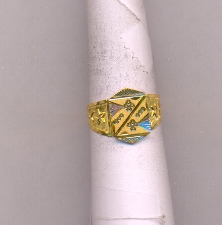 GOLD RING GENTS PLAIN GENERAL