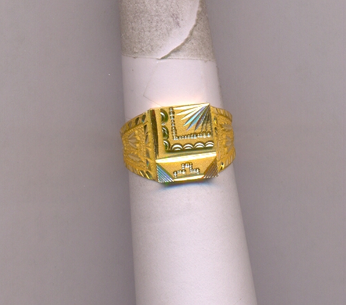 GOLD RING GENTS PLAIN GENERAL