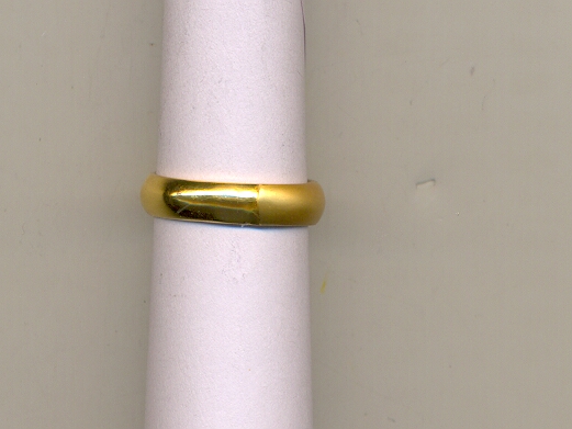 GOLD RING GENTS PLAIN GENERAL