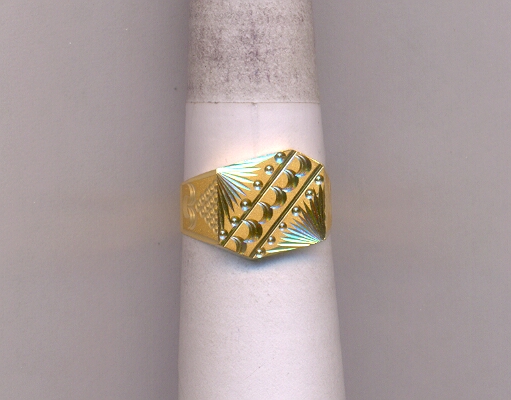 GOLD RING GENTS PLAIN GENERAL
