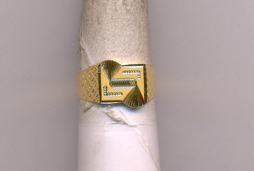 GOLD RING GENTS PLAIN GENERAL