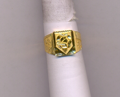 GOLD RING GENTS PLAIN GENERAL