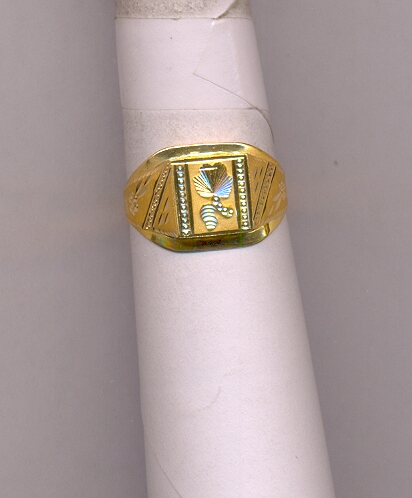 GOLD RING GENTS PLAIN GENERAL