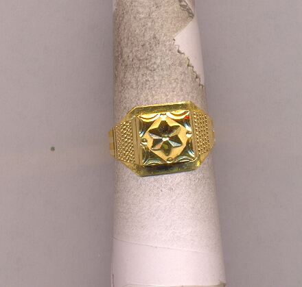 GOLD RING GENTS PLAIN GENERAL