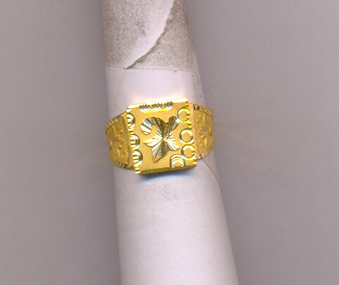GOLD RING GENTS PLAIN GENERAL