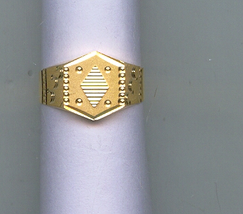 GOLD RING GENTS PLAIN GENERAL