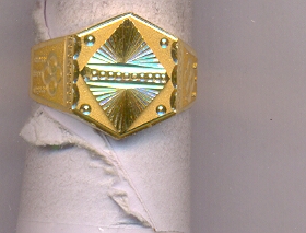 GOLD RING GENTS PLAIN GENERAL