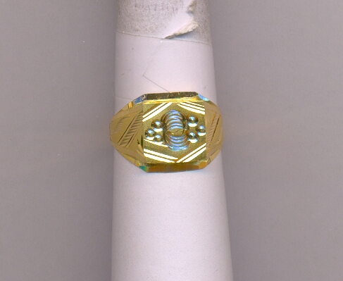 GOLD RING GENTS PLAIN GENERAL