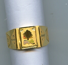GOLD RING GENTS PLAIN GENERAL
