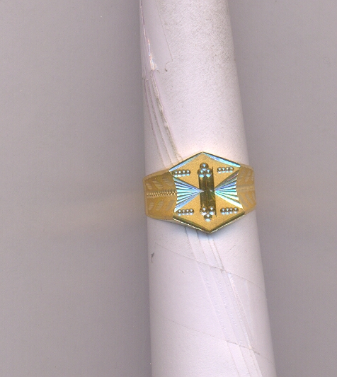 GOLD RING GENTS PLAIN GENERAL