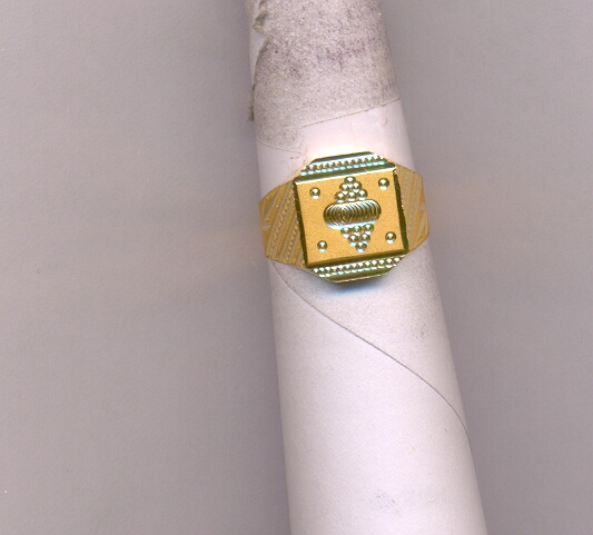 GOLD RING GENTS PLAIN GENERAL