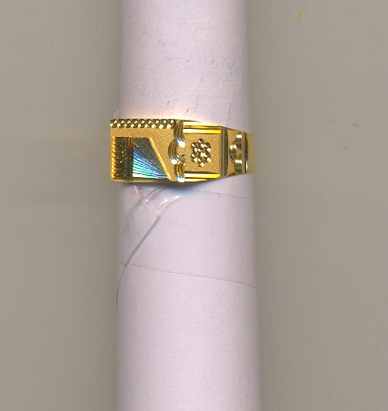 GOLD RING GENTS PLAIN GENERAL