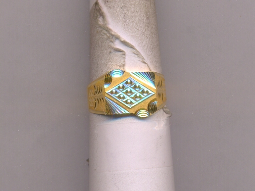 GOLD RING GENTS PLAIN GENERAL