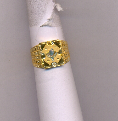 GOLD RING GENTS PLAIN GENERAL