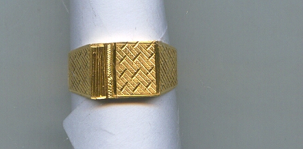 GOLD RING GENTS PLAIN GENERAL