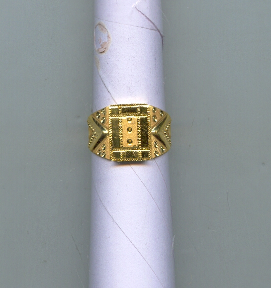 GOLD RING GENTS PLAIN GENERAL