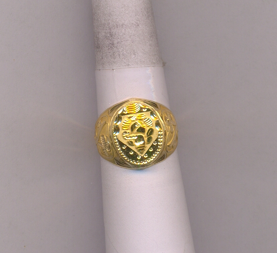 GOLD RING GENTS PLAIN GENERAL