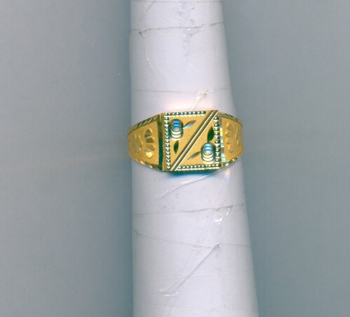 GOLD RING GENTS PLAIN GENERAL