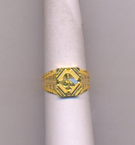 GOLD RING GENTS PLAIN GENERAL